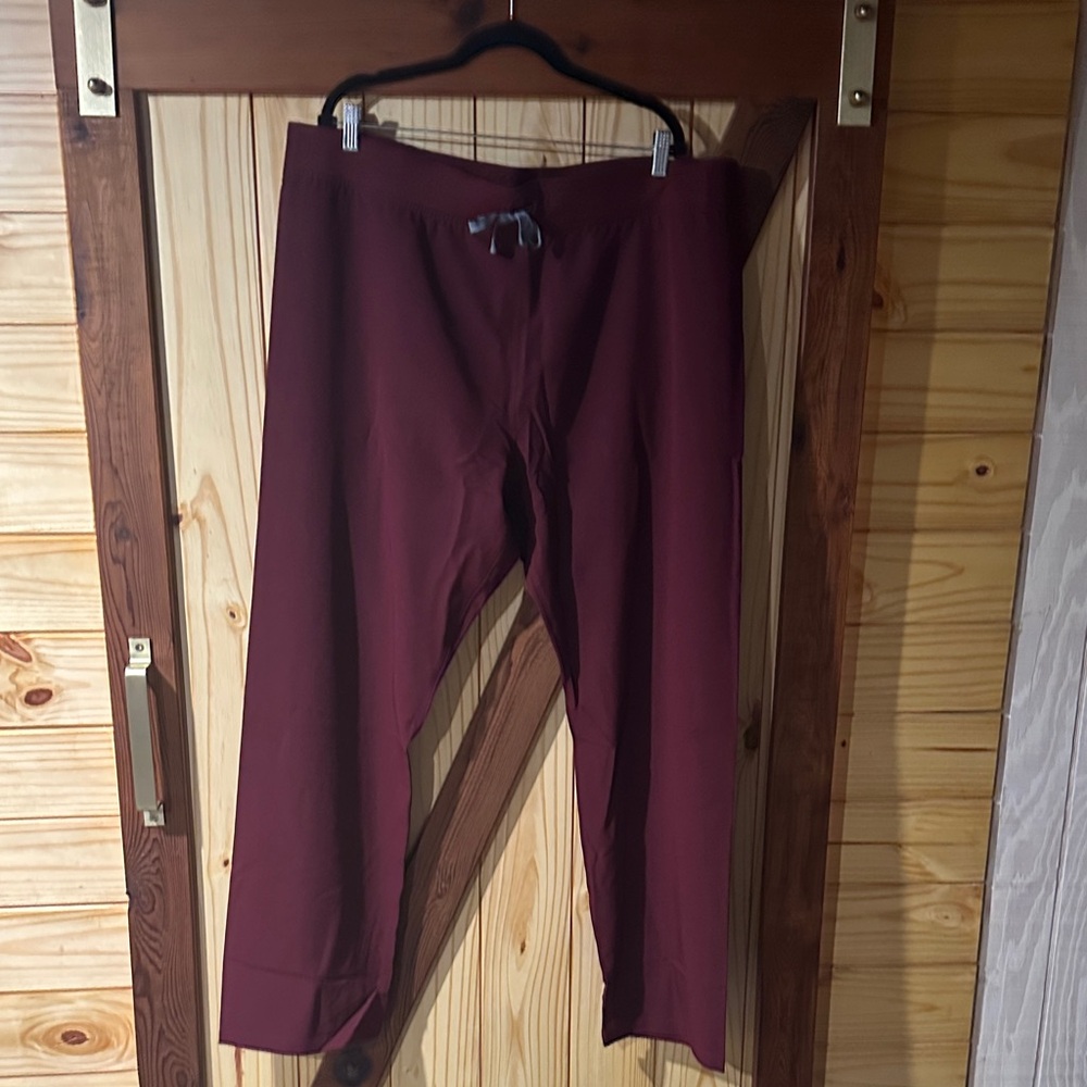 Figs Women's Technical Collection Burgundy Pants